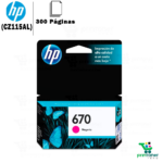 TINTA HP 670 (CZ115AL) MAGENTA PARA 3525/4616/5525 300 PGS