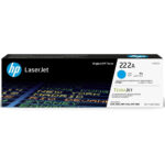 Toner HP 222A Cian Original W2221A para LaserJet Pro 3203, 3288, MFP 3303 y 3388