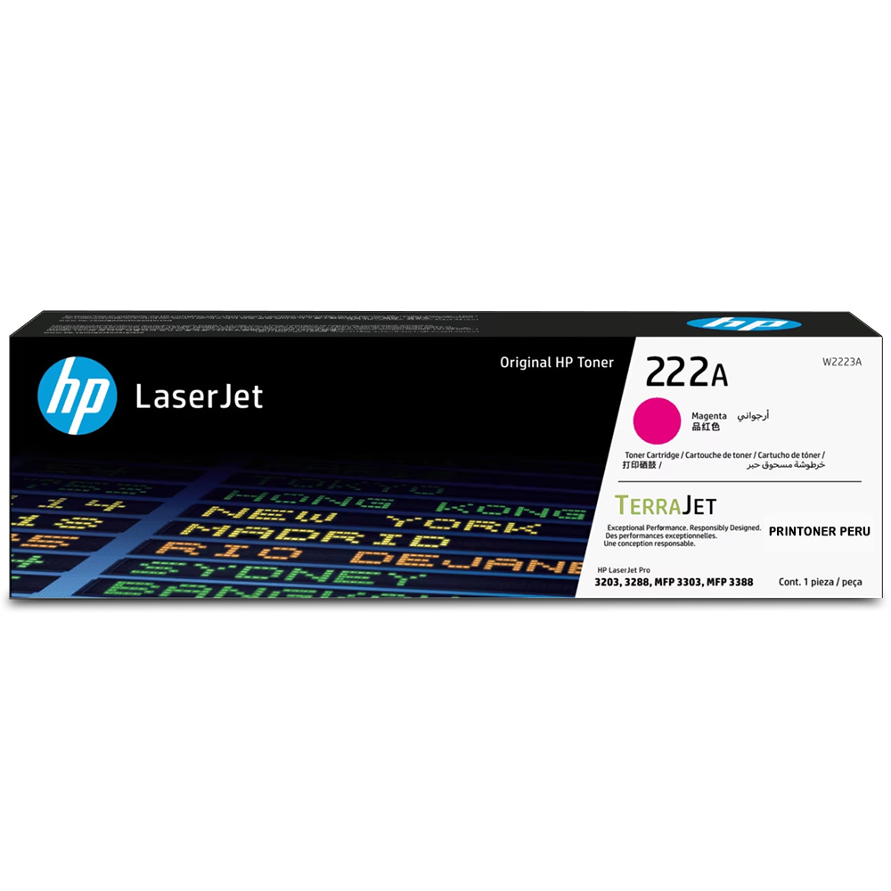 TONER HP 222A W2223A MAGENTA - PRINTONER PERU - 1