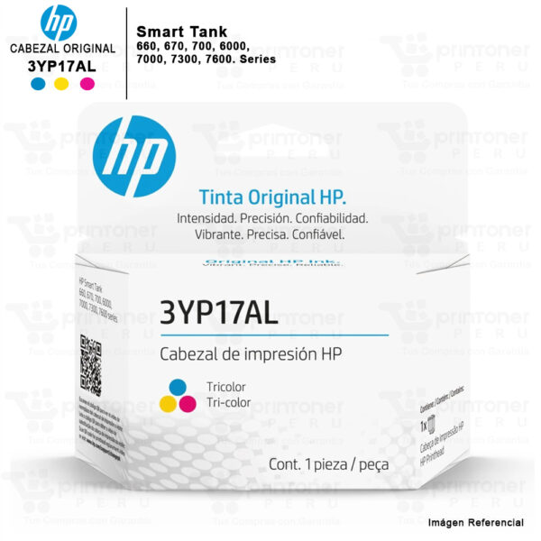 CABEZAL HP 3YP17A (3YP17AL) TRICOLOR SMART TANK 720/750/790 - ORIGINAL