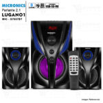 Parlante Micronics Lugano 1 MIC S7037BT 2.1 Bluetooth con Woofer 5" y LED