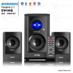 Parlante Micronics Swing MIC S6001BT 2.1 Bluetooth con Woofer 4" y LED