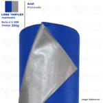 Lona Tarflex 200g Impermeable 4m x 50m Azul con Gris Plateado – Resistente UV y Desgarro