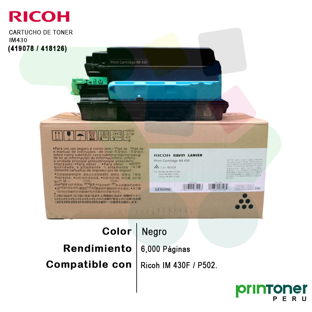 TONER RICOH IM 430 - 2
