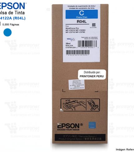 tinta epson t94122a R04L Cian - Printoner Perú